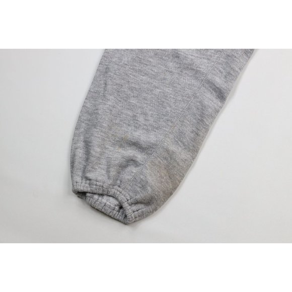 Vintage 70s Streetwear Mens Large Blank Gusseted Triblend Sweatpants Joggers USA - Picture 5 of 15